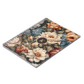 Bloemenpioenen en Rozen Monogram Notitieboek (Linkerzijde)