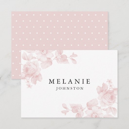 bloemenplaatskaart kaart (Voorkant / Achterkant)