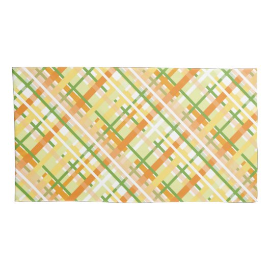 bloemenplaid kussensloop (Achterkant-Rechts)