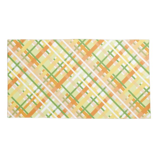 bloemenplaid kussensloop (Achterkant-Links)