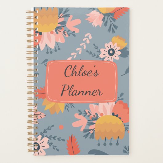 Bloemenplanner - gepersonaliseerd planner (Voorkant)