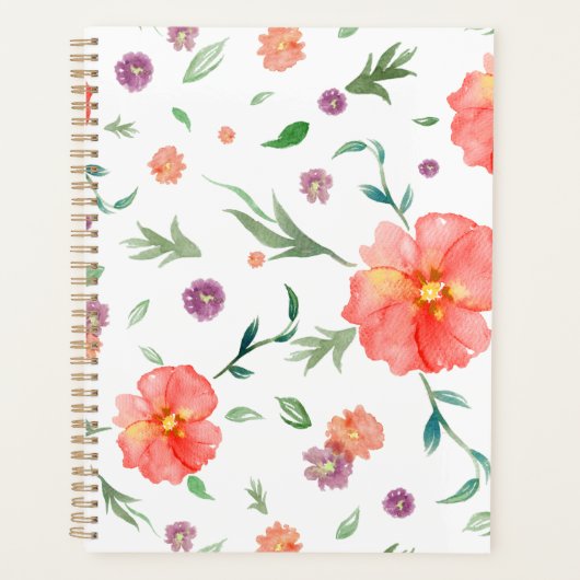 Bloemenplanner – Kerstcadeau voor leerkracht mama Planner (Voorkant)