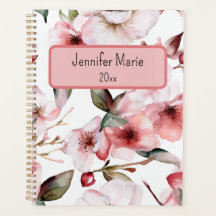 Bloemenplanner personaliseren met naam, jaar