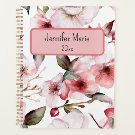 Bloemenplanner personaliseren met naam, jaar planner