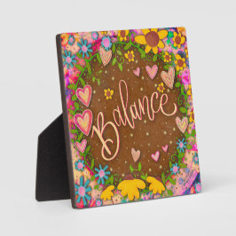  bloemenplezier Inspirerende evenwichtsinspiratie Fotoplaat