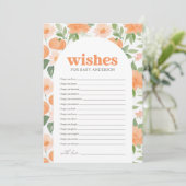 Bloemenpompoen Baby shower Wensen voor Baby Kaart (Staand voorkant)