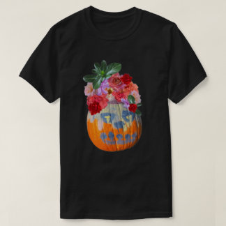 Bloemenpompoen foto uitsnede t-shirt