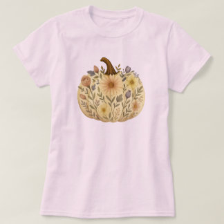 Bloemenpompoen T-shirt