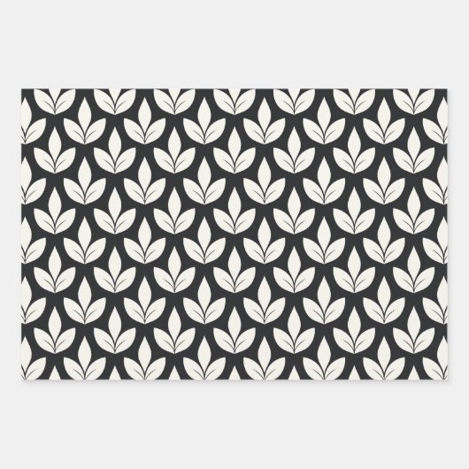  bloemenpompoenpatroon inpakpapier vel (Voorkant 3)