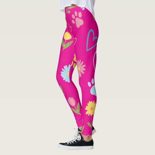 Bloemenpoot Print Leggings (Links)