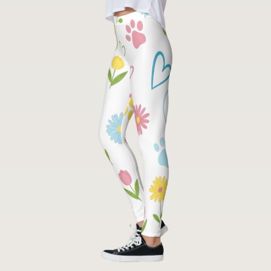 Bloemenpoot Print Leggings (Links)