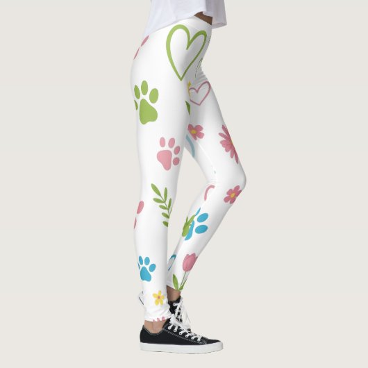 Bloemenpoot Print Leggings (Rechts)