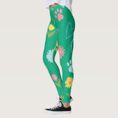 Bloemenpoot Print Leggings (Links)