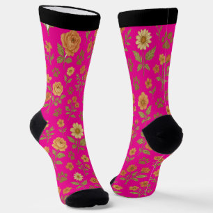 Bloemenpoot Print Sokken – Pet Lover Gift