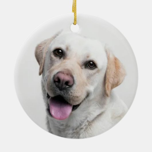 Bloemenpootprint Keramisch Ornament (Achterkant)