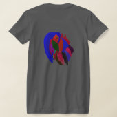 Bloemenpop T-shirt (Laag Achter)