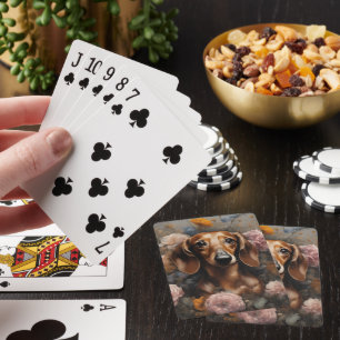 Bloemenportretten 1 Hondenras Pokerkaarten