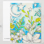 Bloemenposter (Voorkant / Achterkant)
