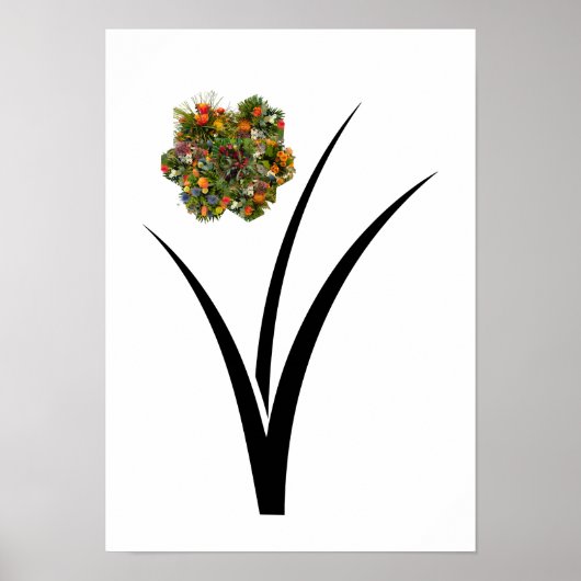 Bloemenposter Poster (Voorkant)