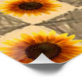 Bloemenposter Zonnebloem Perfect Poster (Hoek)