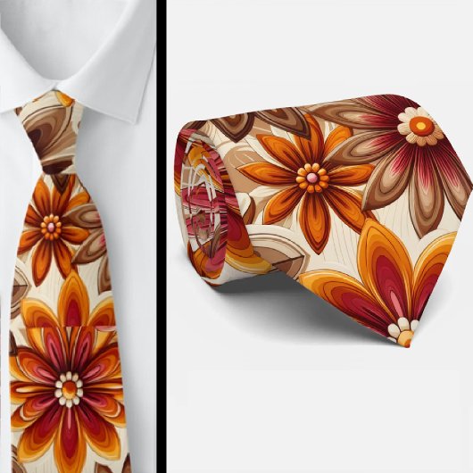 Bloemenpower Hippie Sjaal Stropdas