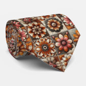 Bloemenpower Hippie Sjaal Tie Stropdas (Opgerold)