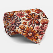 Bloemenpower Hippie Stropdas (Opgerold)