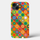 Bloemenpower in Rijen Case-Mate iPhone Case (Achterkant)