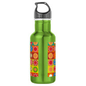 Bloemenpower in Rijen Waterfles (Achterkant)