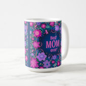  Bloemenpret Trendy Moeder Inspirivity Koffiemok (Voorkant rechts)