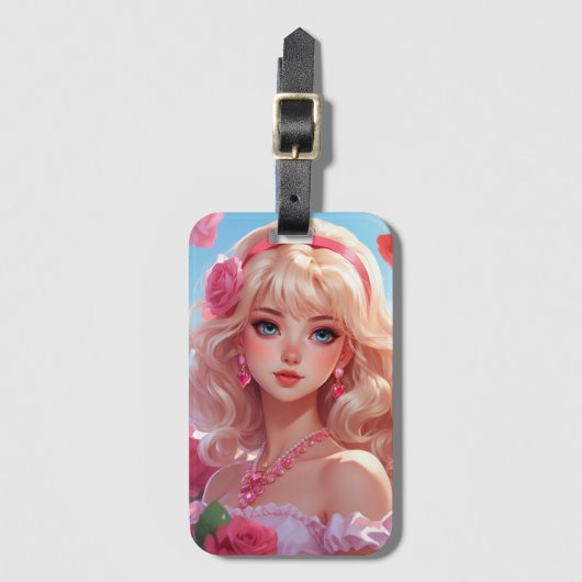 Bloemenprinses Bagagelabel (Voorkant (verticaal))