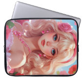 Bloemenprinses Laptop Sleeve (Voorkant)