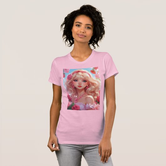 Bloemenprinses T-shirt (Voorkant volledig)