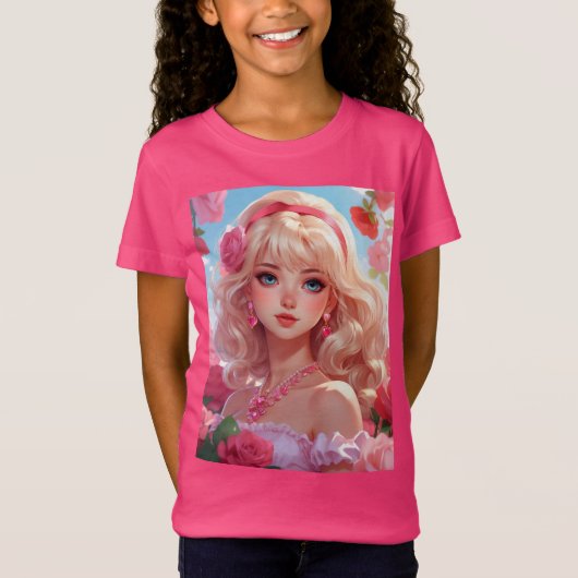 Bloemenprinses T-shirt (Voorkant)