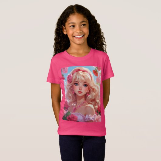 Bloemenprinses T-shirt (Voorkant volledig)