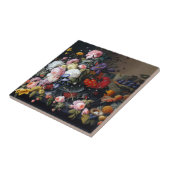  bloemenprint Backsplash Tegel Tegeltje (Zijkant)