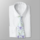 Bloemenprint Boho Nekband Stropdas (Gebonden)