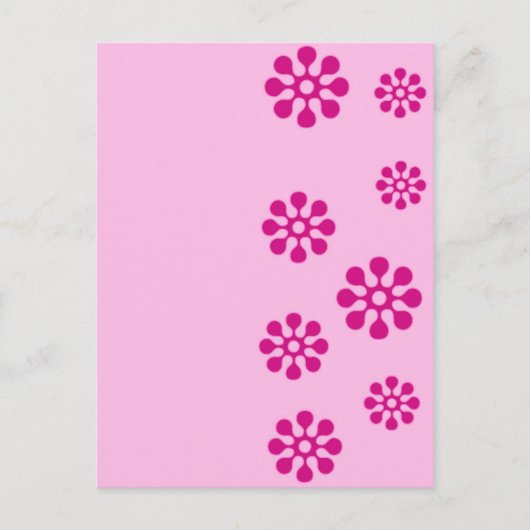 Bloemenprint Briefkaart (Voorkant)