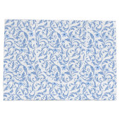 Bloemenprint geschenkzak groot cadeauzakje (Achterkant)