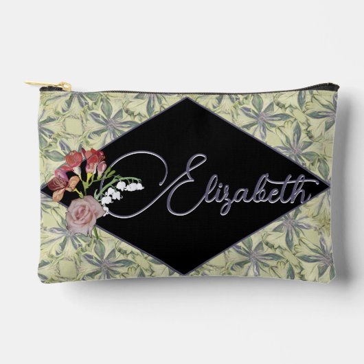 Bloemenprint gesneden naaizak etui (Voorkant)
