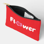 Bloemenprint gesneden naaizak etui (Open)