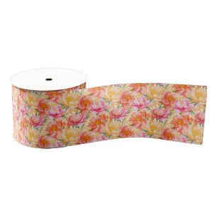 Bloemenprint Grosgrain lint
