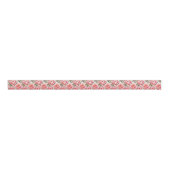 Bloemenprint Grosgrain lint (Voorkant)