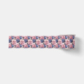 Bloemenprint Grosgrain lint (Voorkant)