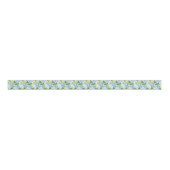 Bloemenprint Grosgrain lint (Voorkant)