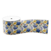 Bloemenprint Grosgrain lint (Spoel)