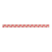 Bloemenprint Grosgrain lint (Voorkant)