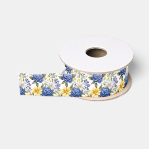 Bloemenprint Grosgrain lint