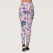 Bloemenprint Leggings – Mode ontmoet functie (Achterkant)