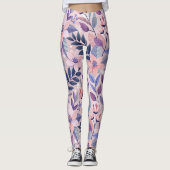 Bloemenprint Leggings – Mode ontmoet functie (Voorkant)
